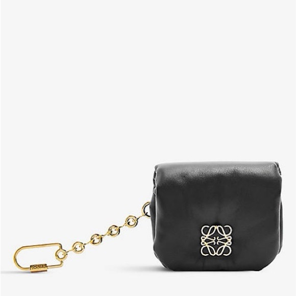 Loewe Puffer Goya Leather Bag Charm - Picture 2 of 6